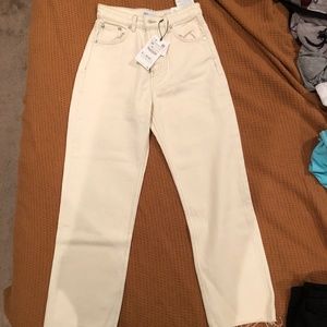 Zara straight jeans